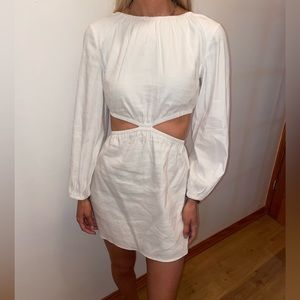 Gianni Bini, Size 2, White Linen Dress